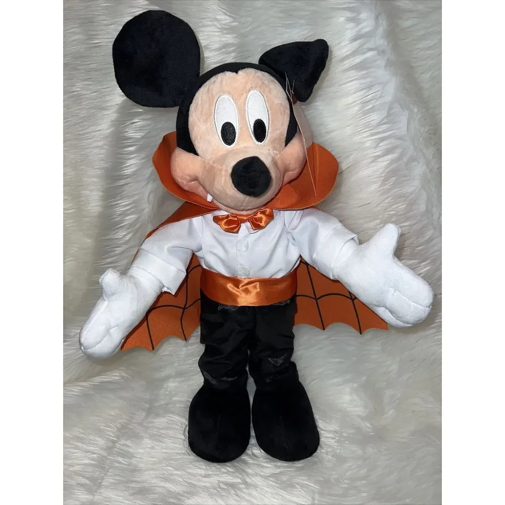 Disney's Mickey And Minnie Mouse Greeters Vampire and Witch‎ Halloween New
